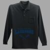 Long Sleeve Silk Touch Polo with Pocket Thumbnail