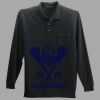 Long Sleeve Silk Touch Polo with Pocket Thumbnail
