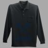 Long Sleeve Silk Touch Polo with Pocket Thumbnail