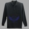 Long Sleeve Silk Touch Polo with Pocket Thumbnail
