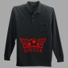 Long Sleeve Silk Touch Polo with Pocket Thumbnail