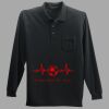 Long Sleeve Silk Touch Polo with Pocket Thumbnail