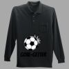 Long Sleeve Silk Touch Polo with Pocket Thumbnail