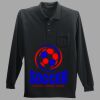 Long Sleeve Silk Touch Polo with Pocket Thumbnail