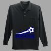Long Sleeve Silk Touch Polo with Pocket Thumbnail
