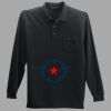Long Sleeve Silk Touch Polo with Pocket Thumbnail