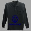 Long Sleeve Silk Touch Polo with Pocket Thumbnail