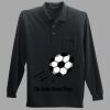 Long Sleeve Silk Touch Polo with Pocket Thumbnail