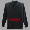 Long Sleeve Silk Touch Polo with Pocket Thumbnail