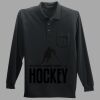 Long Sleeve Silk Touch Polo with Pocket Thumbnail
