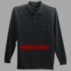 Long Sleeve Silk Touch Polo with Pocket Thumbnail