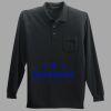 Long Sleeve Silk Touch Polo with Pocket Thumbnail