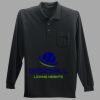Long Sleeve Silk Touch Polo with Pocket Thumbnail