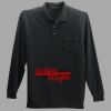 Long Sleeve Silk Touch Polo with Pocket Thumbnail