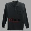Long Sleeve Silk Touch Polo with Pocket Thumbnail