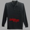 Long Sleeve Silk Touch Polo with Pocket Thumbnail