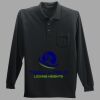 Long Sleeve Silk Touch Polo with Pocket Thumbnail