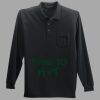 Long Sleeve Silk Touch Polo with Pocket Thumbnail
