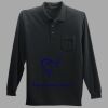 Long Sleeve Silk Touch Polo with Pocket Thumbnail