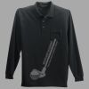 Long Sleeve Silk Touch Polo with Pocket Thumbnail