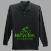Long Sleeve Silk Touch Polo with Pocket Thumbnail
