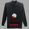 Long Sleeve Silk Touch Polo with Pocket Thumbnail