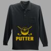 Long Sleeve Silk Touch Polo with Pocket Thumbnail