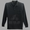 Long Sleeve Silk Touch Polo with Pocket Thumbnail