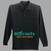 Long Sleeve Silk Touch Polo with Pocket Thumbnail