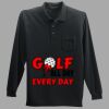 Long Sleeve Silk Touch Polo with Pocket Thumbnail