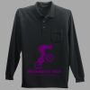 Long Sleeve Silk Touch Polo with Pocket Thumbnail