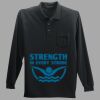 Long Sleeve Silk Touch Polo with Pocket Thumbnail