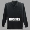 Long Sleeve Silk Touch Polo with Pocket Thumbnail