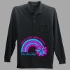 Long Sleeve Silk Touch Polo with Pocket Thumbnail