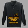 Long Sleeve Silk Touch Polo with Pocket Thumbnail