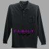 Long Sleeve Silk Touch Polo with Pocket Thumbnail
