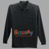 Long Sleeve Silk Touch Polo with Pocket Thumbnail