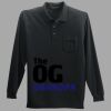 Long Sleeve Silk Touch Polo with Pocket Thumbnail