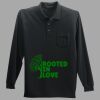 Long Sleeve Silk Touch Polo with Pocket Thumbnail
