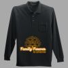 Long Sleeve Silk Touch Polo with Pocket Thumbnail