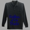 Long Sleeve Silk Touch Polo with Pocket Thumbnail