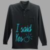 Long Sleeve Silk Touch Polo with Pocket Thumbnail