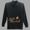 Long Sleeve Silk Touch Polo with Pocket Thumbnail