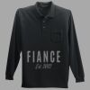 Long Sleeve Silk Touch Polo with Pocket Thumbnail