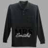Long Sleeve Silk Touch Polo with Pocket Thumbnail