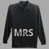 Long Sleeve Silk Touch Polo with Pocket Thumbnail