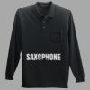 Long Sleeve Silk Touch Polo with Pocket Thumbnail
