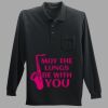 Long Sleeve Silk Touch Polo with Pocket Thumbnail