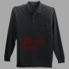 Long Sleeve Silk Touch Polo with Pocket Thumbnail