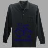 Long Sleeve Silk Touch Polo with Pocket Thumbnail